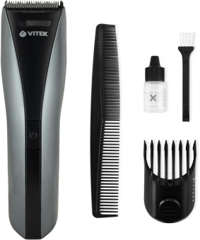 Машинка для стрижки Vitek VT-2575 графитовый 1.8Вт (насадок в компл:1шт) от магазина РЭССИ