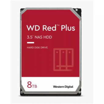 Жесткий диск WD SATA-III 8Tb WD80EFBX NAS Red Plus (7200rpm) 256Mb 3.5" от магазина РЭССИ
