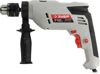 Дрель ударная Зубр ДУ-710 ЭРМ2 710Вт патрон:кулачковый реверс от магазина РЭССИ
