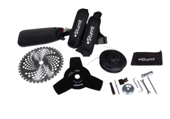 Триммер бензиновый Sturm! BT8942D 1.4Вт 1.9л.с. неразбор.штан. реж.эл.:леска/нож упак.:1шт. от магазина РЭССИ