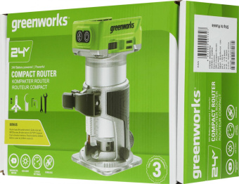 Фрезер Greenworks G24RO 30000об/мин от магазина РЭССИ