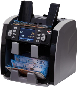 Сортировщик банкнот DoCash DC-45F 14841 автоматический рубли/доллары/евро/юани/фунты от магазина РЭССИ