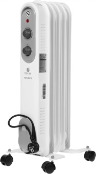 Радиатор масляный Royal Clima PIEMONTE ROR-P5-1000M 1000Вт белый/серый от магазина РЭССИ