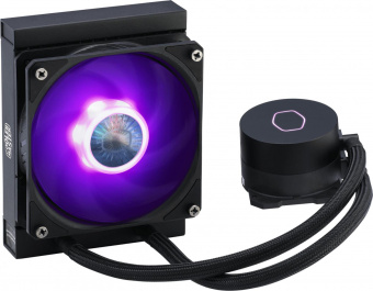 Система водяного охлаждения Cooler Master ML120L V2 RGB Soc-AM4/1151/1200/2066 4-pin 8-27dB Al 180W 1238gr LED Ret от магазина РЭССИ