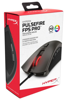 Мышь HyperX Pulsefire FPS Pro черный оптическая (16000dpi) USB2.0 (6but) от магазина РЭССИ