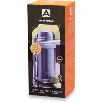 Стальной универсальный термос для еды и напитков Арктика 1.5 л 205-1500 от магазина РЭССИ