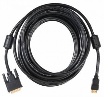Кабель Buro HDMI-19M-DVI-D-10M HDMI (m) DVI-D (m) 10м феррит.кольца черный от магазина РЭССИ