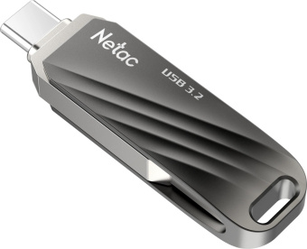 Флеш Диск Netac 32GB US11 NT03US11C-032G-32BK USB3.2 черный/серебристый от магазина РЭССИ