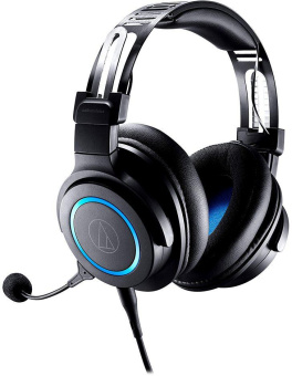 Наушники с микрофоном Audio-Technica ATH-G1 черный/синий 2м мониторные оголовье (80000808) от магазина РЭССИ