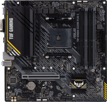Материнская плата Asus TUF GAMING A520M-PLUS II Soc-AM4 AMD A520 4xDDR4 mATX AC`97 8ch(7.1) GbLAN RAID+VGA+HDMI+DP от магазина РЭССИ