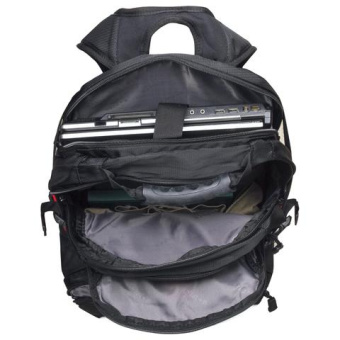 Рюкзак GERMANIUM S-03 с отделением для ноутбука увеличенный объем черный 46х32х26 см 226949 от магазина РЭССИ