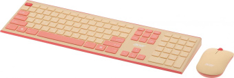 Клавиатура + мышь Acer OCC205 клав:розовый/бежевый мышь:розовый/бежевый USB беспроводная slim Multimedia (ZL.ACCEE.00F) от магазина РЭССИ