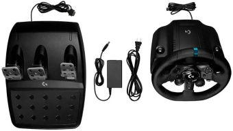 Руль Logitech G923 10кноп. (с педалями) черный от магазина РЭССИ