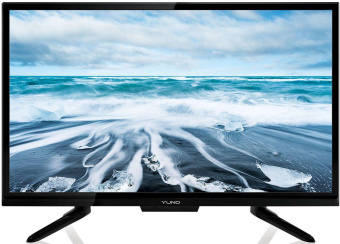 Телевизор LED Yuno 24" ULM-24TC111 черный HD 50Hz DVB-T2 DVB-C (RUS) от магазина РЭССИ