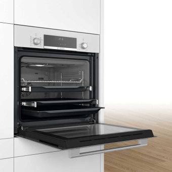 Духовой шкаф Электрический Bosch HBJ558YW3Q белый от магазина РЭССИ