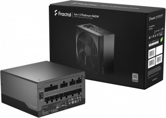 Блок питания Fractal Design ATX 550W ION+2 560 80+ platinum (24+4+4pin) APFC 140mm fan 6xSATA Cab Manag RTL от магазина РЭССИ