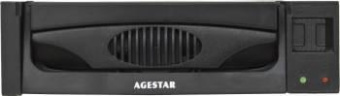 Сменный бокс для HDD AgeStar MR3-SATA(S)-1F SATA II SATA пластик черный 3.5" от магазина РЭССИ