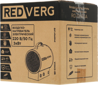 Тепловая пушка электрическая RedVerg RD-EHR3A желтый/черный от магазина РЭССИ