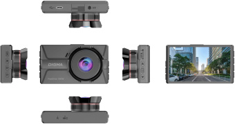 Видеорегистратор Digma FreeDrive 300W черный 4Mpix 1400x2560 130гр. от магазина РЭССИ