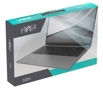 Ноутбук Hiper DZEN MTL1569 Core i5 1135G7 16Gb SSD512Gb NVIDIA GeForce MX450 2Gb 15.6" IPS FHD (1920x1080) Free DOS grey WiFi BT Cam 5700mAh (7QEKD4OD) от магазина РЭССИ