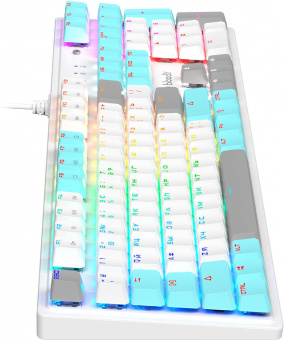Клавиатура A4Tech Bloody S510R механическая белый USB for gamer LED (S510R USB ICY WHITE/BLMS RED) от магазина РЭССИ