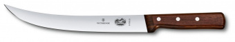 Нож кухонный Victorinox Wood (5.7200.25) стальной разделочный лезв.250мм прямая заточка дерево от магазина РЭССИ
