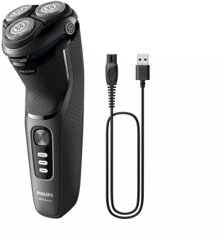 Бритва роторная Philips S3343/13 реж.эл.:3 питан.:аккум. черный от магазина РЭССИ