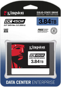 Накопитель SSD Kingston SATA III 3.84Tb SEDC450R/3840G DC450R 2.5" 0.4 DWPD от магазина РЭССИ