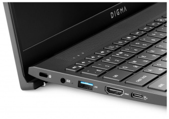 Ноутбук Digma Pro Sprint M Core i3 1115G4 8Gb SSD256Gb Intel UHD Graphics 15.6" IPS FHD (1920x1080) Windows 11 Professional Multi Language 64 dk.grey WiFi BT Cam 4500mAh (DN15P3-8CXW02) от магазина РЭССИ