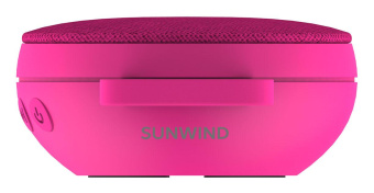 Колонка порт. SunWind SW-PS103 R розовый 3W 1.0 BT/3.5Jack 10м 400mAh от магазина РЭССИ