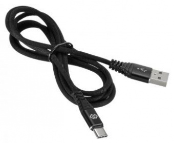 Кабель Digma TYPE-C-1.2M-BRAIDED-BLK USB (m)-USB Type-C (m) 1.2м черный от магазина РЭССИ