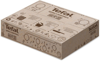 Сковорода Tefal Natural ON G2800702 круглая 30см ручка несъемная (без крышки) серый (2100121239) от магазина РЭССИ