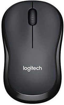 Мышь Logitech B175 черный/серый оптическая (1000dpi) беспроводная USB для ноутбука (2but) от магазина РЭССИ