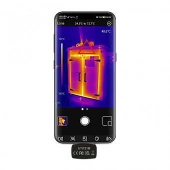 UTi721M UNI-T Тепловизор портативный для смартфона -20/+550c (ИК-разрешение 256х192 пикселейПО Android) от магазина РЭССИ