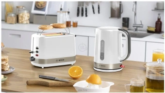 Тостер Bosch TAT6A511 800Вт белый от магазина РЭССИ