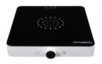 Плита Индукционная Hyundai HYC-0105 белый стеклокерамика (настольная) от магазина РЭССИ