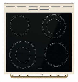 Плита Электрическая Gorenje GECS6B70CLI бежевый стеклокерамика (без крышки) от магазина РЭССИ