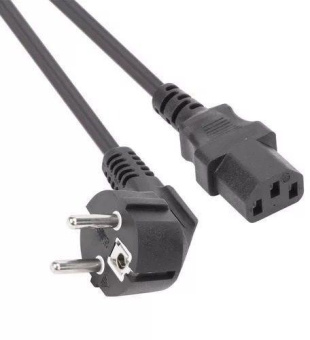 Кабель Premier 5-280 IEC C13 Евровилка угловой 1.5м (5-280(1.5) 1.5) черный (Bulk) от магазина РЭССИ