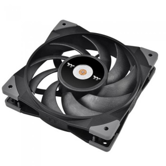 Вентилятор для корпуса Thermaltake Toughfan 12 120х120x25 черный 4-pin 22.3дБ (упак.:2шт) (CL-F082-PL12BL-A) Ret от магазина РЭССИ