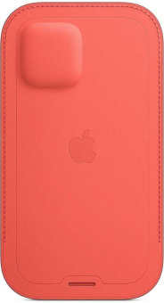 Чехол (футляр) Apple для Apple iPhone 12/12 Pro Leather Sleeve with MagSafe розовый цитрус (MHYA3ZE/A) от магазина РЭССИ