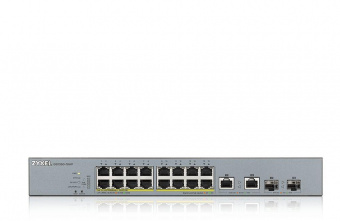 Коммутатор Zyxel NebulaFlex Pro GS1350-18HP GS1350-18HP-EU0101F 16G 16PoE+ 250W управляемый от магазина РЭССИ