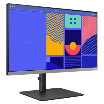 Монитор Samsung 24" S24C430GAIXCI черный IPS LED 4ms 16:9 HDMI матовая HAS Piv 1000:1 250cd 178гр/178гр 1920x1080 100Hz VGA FHD USB 4.8кг от магазина РЭССИ