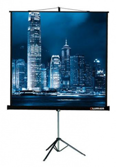 Экран на треноге Lumien 128x171см Master View LMV-100106 4:3 напольный рулонный от магазина РЭССИ