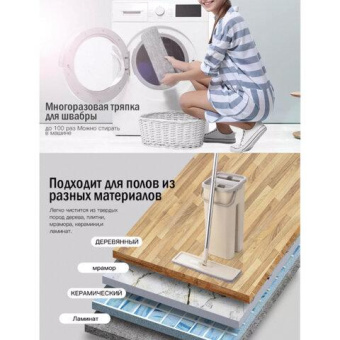 Насадка для уборки MILEY Mop refill к системе Mop Easy 100-170 100-171 от магазина РЭССИ