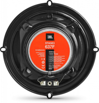Колонки автомобильные JBL Stage3 637F (без решетки) 135Вт 92дБ 3Ом 16см (6.5дюйм) (ком.:2кол.) коаксиальные трехполосные от магазина РЭССИ