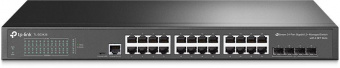Коммутатор TP-Link JetStream SG3428 (L2+) 24x1Гбит/с 4SFP управляемый от магазина РЭССИ