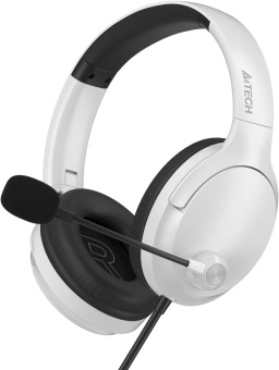 Наушники с микрофоном A4Tech Fstyler FH280U белый 2м мониторные USB оголовье от магазина РЭССИ