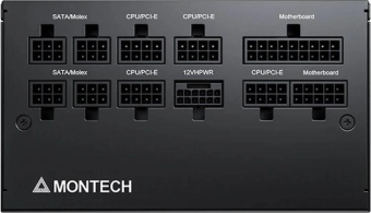 Блок питания Montech ATX 750W CENTURY GOLD G5 80+ gold (20+4pin) APFC 120mm fan 10xSATA Cab Manag RTL от магазина РЭССИ