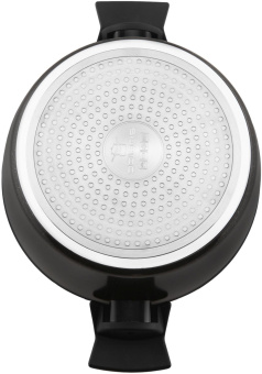 Кастрюля Polaris Monolit 24C 4л. d=24см (с крышкой) черный (015249) от магазина РЭССИ