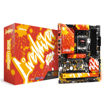 Материнская плата Asrock B650 LIVEMIXER SocketAM5 AMD B650 4xDDR5 ATX AC`97 8ch(7.1) 2.5Gg RAID+HDMI+DP от магазина РЭССИ